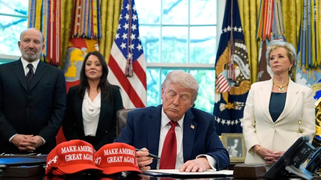 Trump executive actions on colleges, schools : NPR