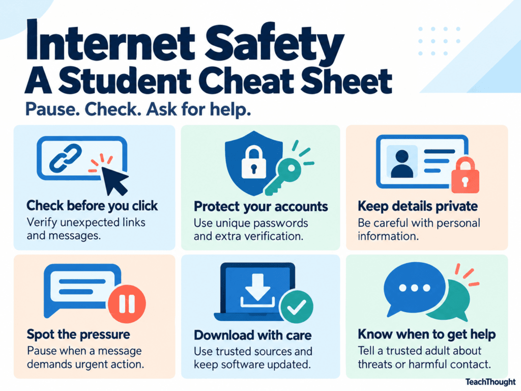 Digital Media Use In Schools: An Internet Safety Cheat Sheet